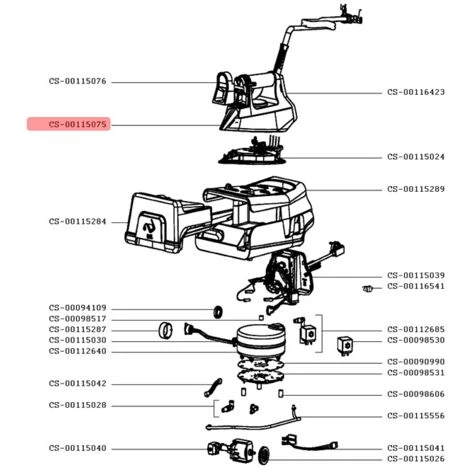 POIGNEE FER + CORDON VAPEUR POUR PETIT ELECTROMENAGER ROWENTA - CS-00115075 3 POIGNEE FER + CORDON VAPEUR POUR PETIT ELECTROMENAGER ROWENTA - CS-00115075