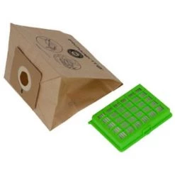 Pochette 6 Sacs Papier Et 1 Filtre HEPA (ZR004101) Aspirateur ROWENTA, MOULINEX