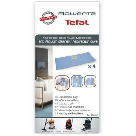 Sacs Aspirateur Par 4, Zr8001 Pour Aspirateur Rowenta 3 Sacs Aspirateur Par 4, Zr8001 Pour Aspirateur Rowenta