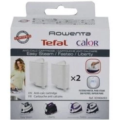 Cartouches Anti-calcaire Par 2, Xd9060e0 Pour Centrale Vapeur Rowenta