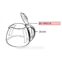 COUVERCLE DE VERSEUSE Pour Petit Electromenager ROWENTA