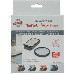 KIT FILTRATION CASSETTE FLTRE + MOUSSE POUR ASPIRATEUR ROWENTA