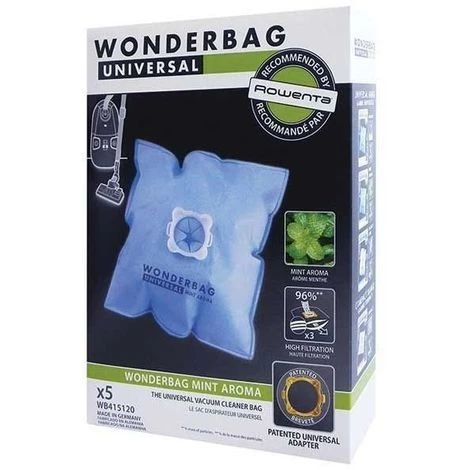 ROWENTA WONDERBAG SAC POUR ASPIRATEUR SEB 3 ROWENTA WONDERBAG SAC POUR ASPIRATEUR SEB