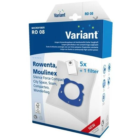 Sacs Aspirateur Par 4 Hygiene Zr200520 Pour Aspirateur Moulinex, Aspirateur Rowenta 3 Sacs Aspirateur Par 4 Hygiene Zr200520 Pour Aspirateur Moulinex, Aspirateur Rowenta