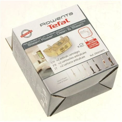 Cartouche Anti Calcaire (ZR005803, RS-RT900610) Nettoyeur Vapeur ROWENTA 3 Cartouche Anti Calcaire (ZR005803, RS-RT900610) Nettoyeur Vapeur ROWENTA