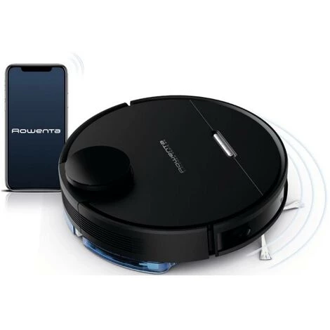 Rowenta RR7975 Aspirateur Robot Noir Compatible Avec Alexa DAmazon, Compatible Avec Google Home, Sans Sac, Commande Par 5 Rowenta RR7975 Aspirateur Robot Noir Compatible Avec Alexa DAmazon, Compatible Avec Google Home, Sans Sac, Commande Par – Image 3