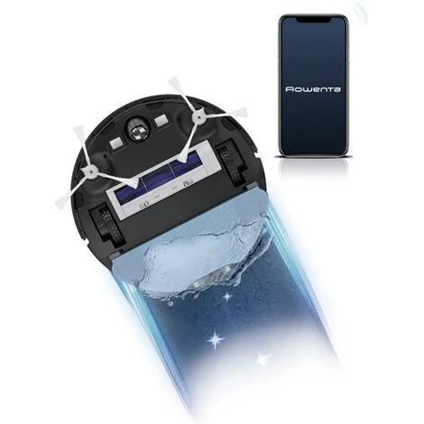 Rowenta RR7975 Aspirateur Robot Noir Compatible Avec Alexa DAmazon, Compatible Avec Google Home, Sans Sac, Commande Par 6 Rowenta RR7975 Aspirateur Robot Noir Compatible Avec Alexa DAmazon, Compatible Avec Google Home, Sans Sac, Commande Par – Image 4