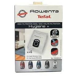 BOITE DE 4 SACS HYGIÈNE + SILENCE FORCE POUR ASPIRATEUR ROWENTA