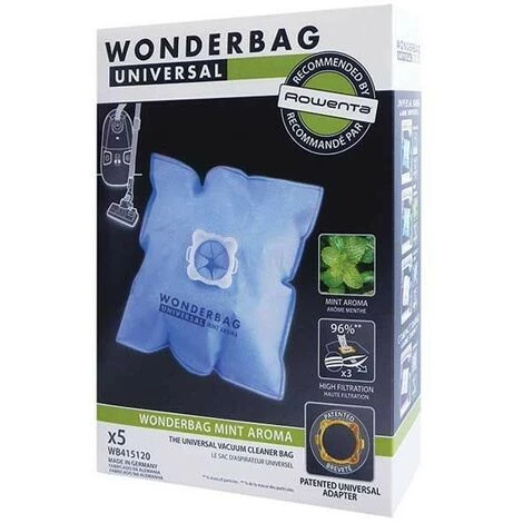 ROWENTA WONDERBAG SAC POUR ASPIRATEUR SEB 3 ROWENTA WONDERBAG SAC POUR ASPIRATEUR SEB