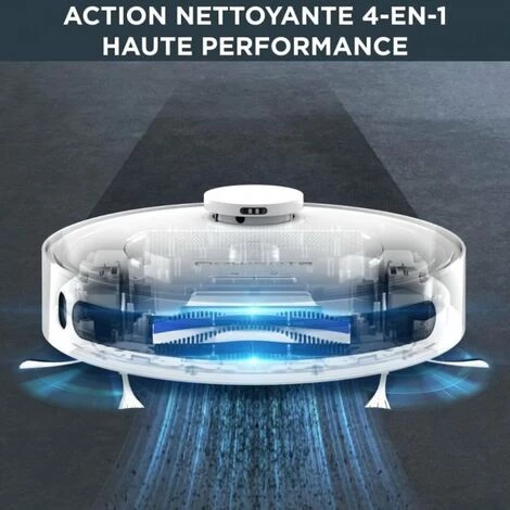 ROWENTA RR7687WH X-Plorer Serie 75 Aspirateur Robot Total Care 4en1, Aspire Et Lave Les Sols Durs, Animaux, Kit Allergies, Wifi 4 ROWENTA RR7687WH X-Plorer Serie 75 Aspirateur Robot Total Care 4en1, Aspire Et Lave Les Sols Durs, Animaux, Kit Allergies, Wifi – Image 2