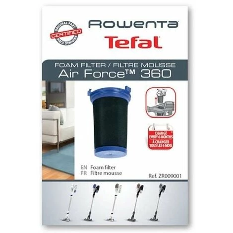 FILTRE MOUSSE POUR ROWENTA AIR FORCE 360 3 FILTRE MOUSSE POUR ROWENTA AIR FORCE 360