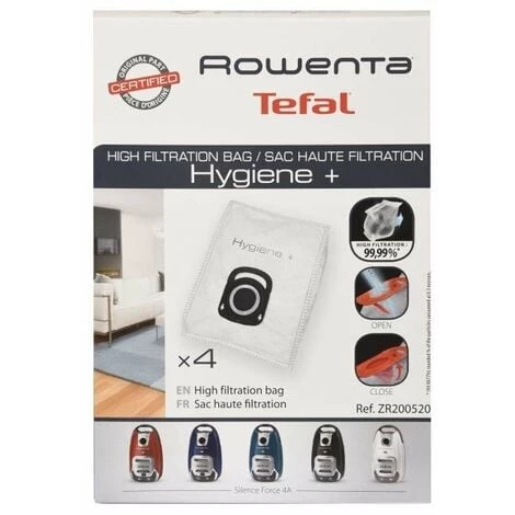 ROWENTA TEFAL ZR200520 SAC HAUTE FILTRATION 3 ROWENTA TEFAL ZR200520 SAC HAUTE FILTRATION
