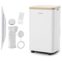 Climatiseur Mobile 3000w 40m2 Avec Kit Fenêtre - Au5610f0 - Rowenta - Blanc