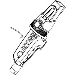 Corps Avant + Joint Gris (RS-2230001185, RS-2230001131) Aspirateur ROWENTA, TEFAL