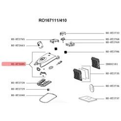 COUVERCLE BLEU COMPLET POUR PETIT ELECTROMENAGER ROWENTA - RS-RT3085 7 COUVERCLE BLEU COMPLET POUR PETIT ELECTROMENAGER ROWENTA - RS-RT3085 -ROWENTA Soldes 2022 9496837 3
