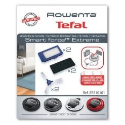 BROSSETTES LATERALES X2 + FILTRES POUR PETIT ELECTROMENAGER ROWENTA - ZR710101